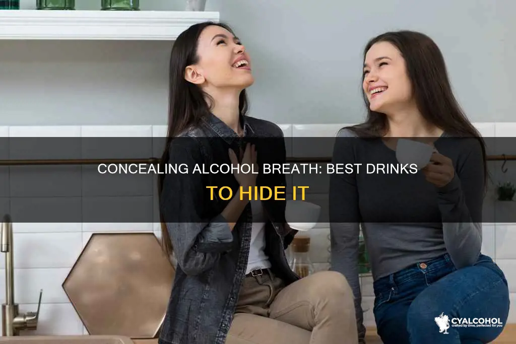 what alcohol is easiest to hide on your breath