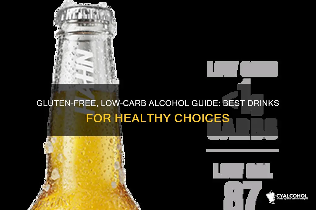 what alcohol is gluten free and low carb