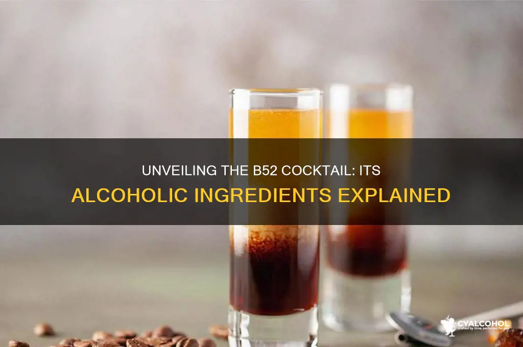 what alcohol is in a b52