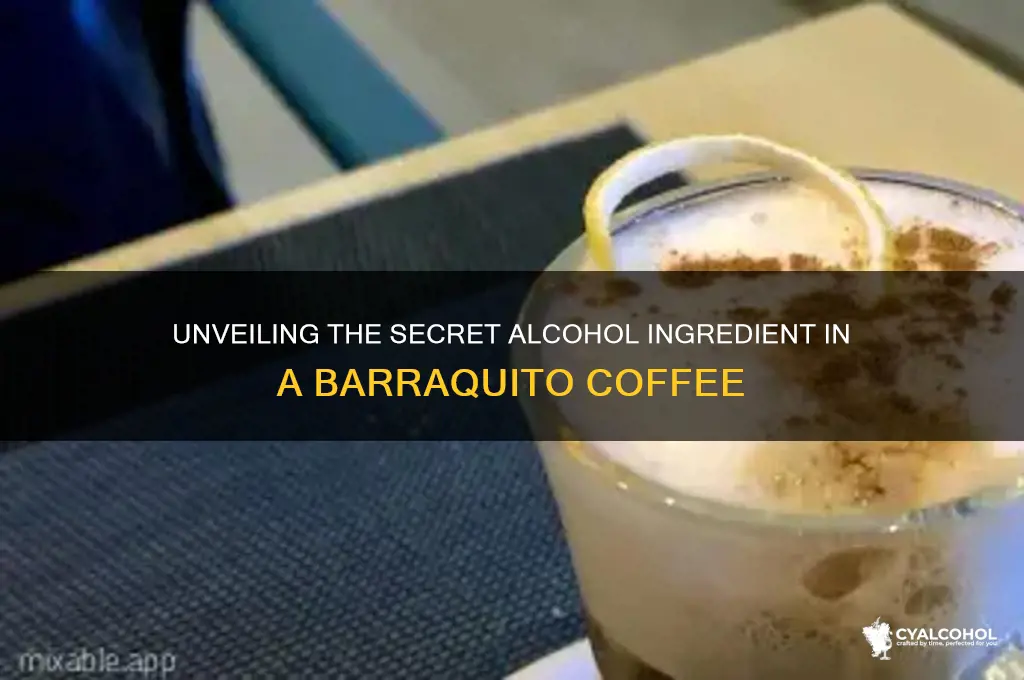 what alcohol is in a barraquito