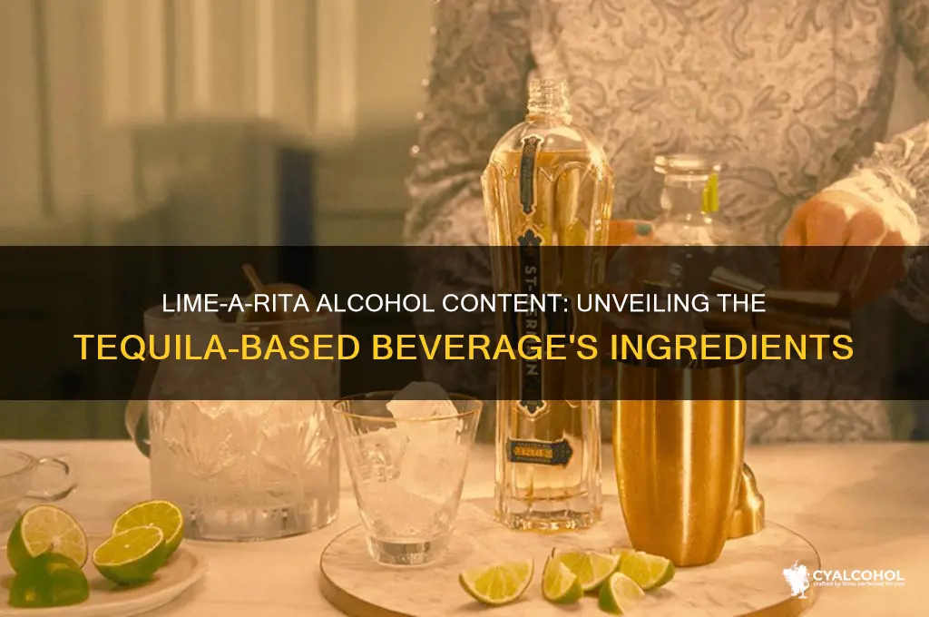 what alcohol is in a lime a rita