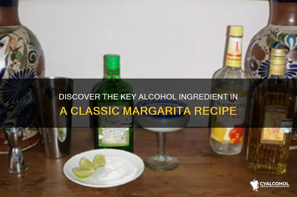 what alcohol is in a margarita