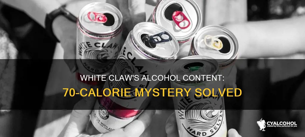 what alcohol is in a white claw 70 calories