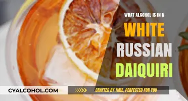 White Russian Daiquiri: Unveiling the Alcoholic Ingredients in This Twist
