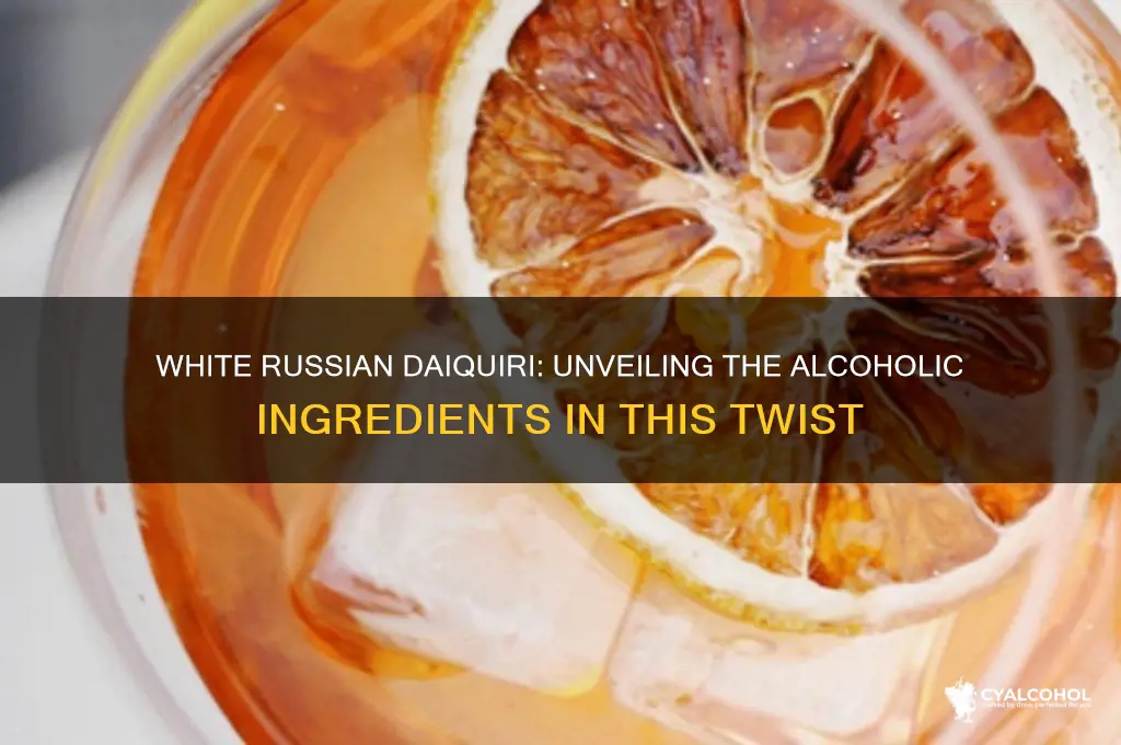 what alcohol is in a white russian daiquiri