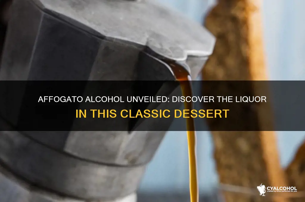 what alcohol is in an affogato