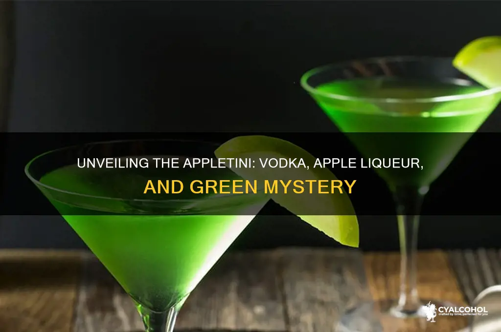 what alcohol is in an appletini
