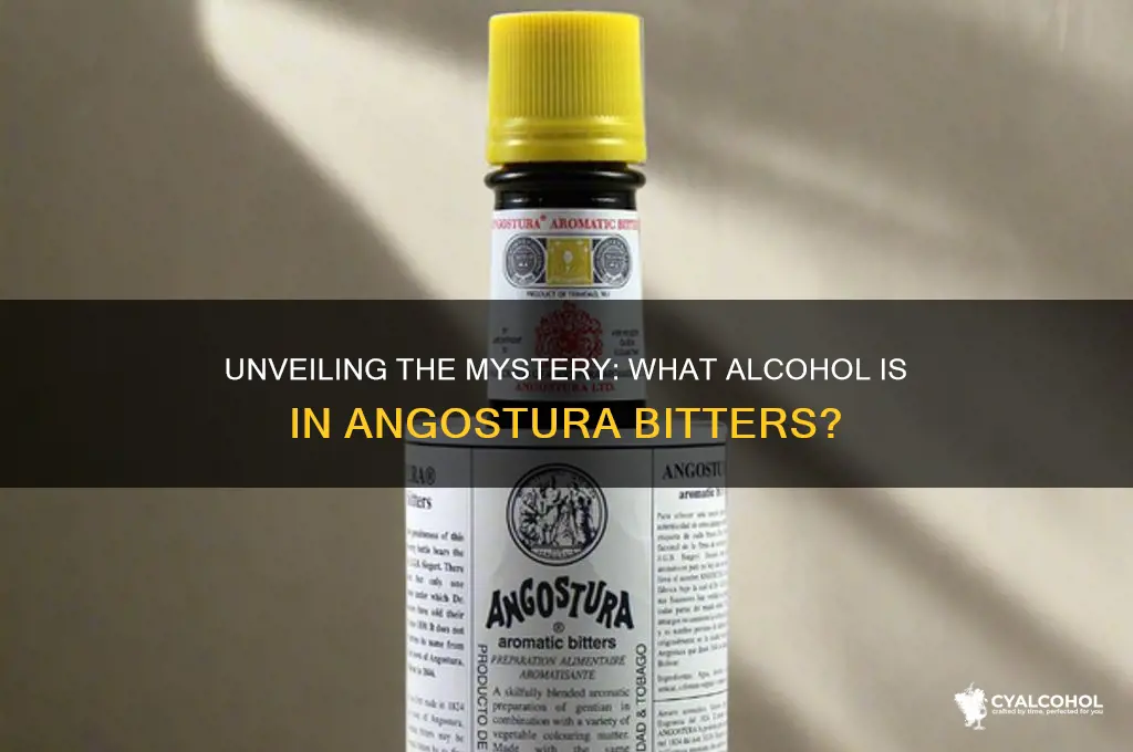 what alcohol is in angostura bitters