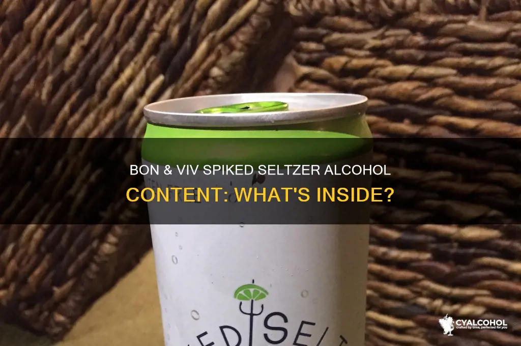 what alcohol is in bon & viv spiked seltzer