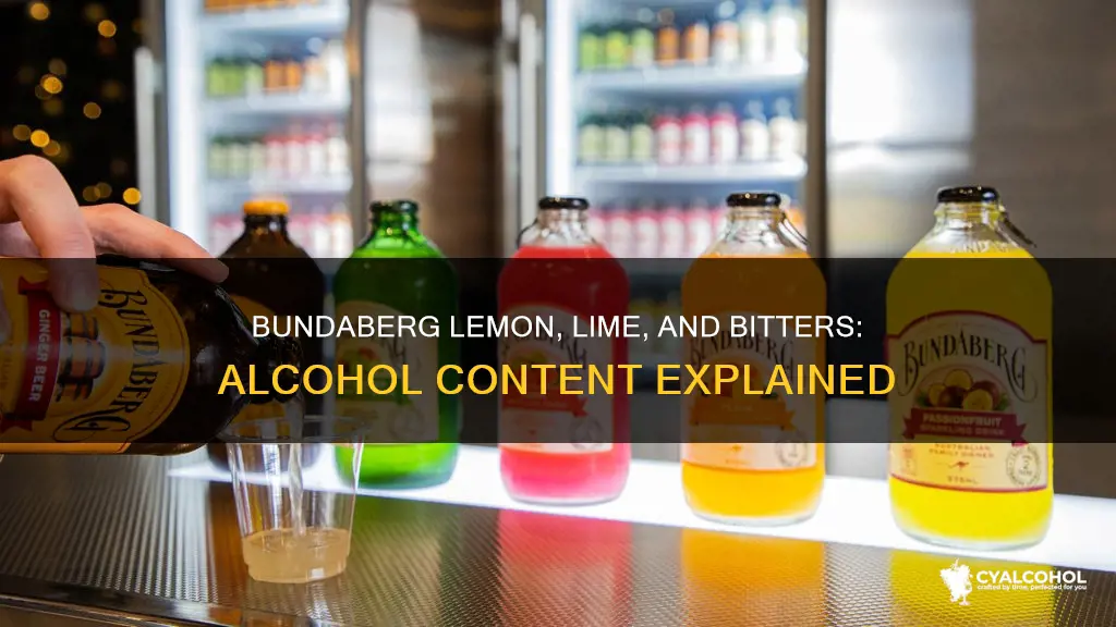 what alcohol is in bundaberg lemon lime and bitters