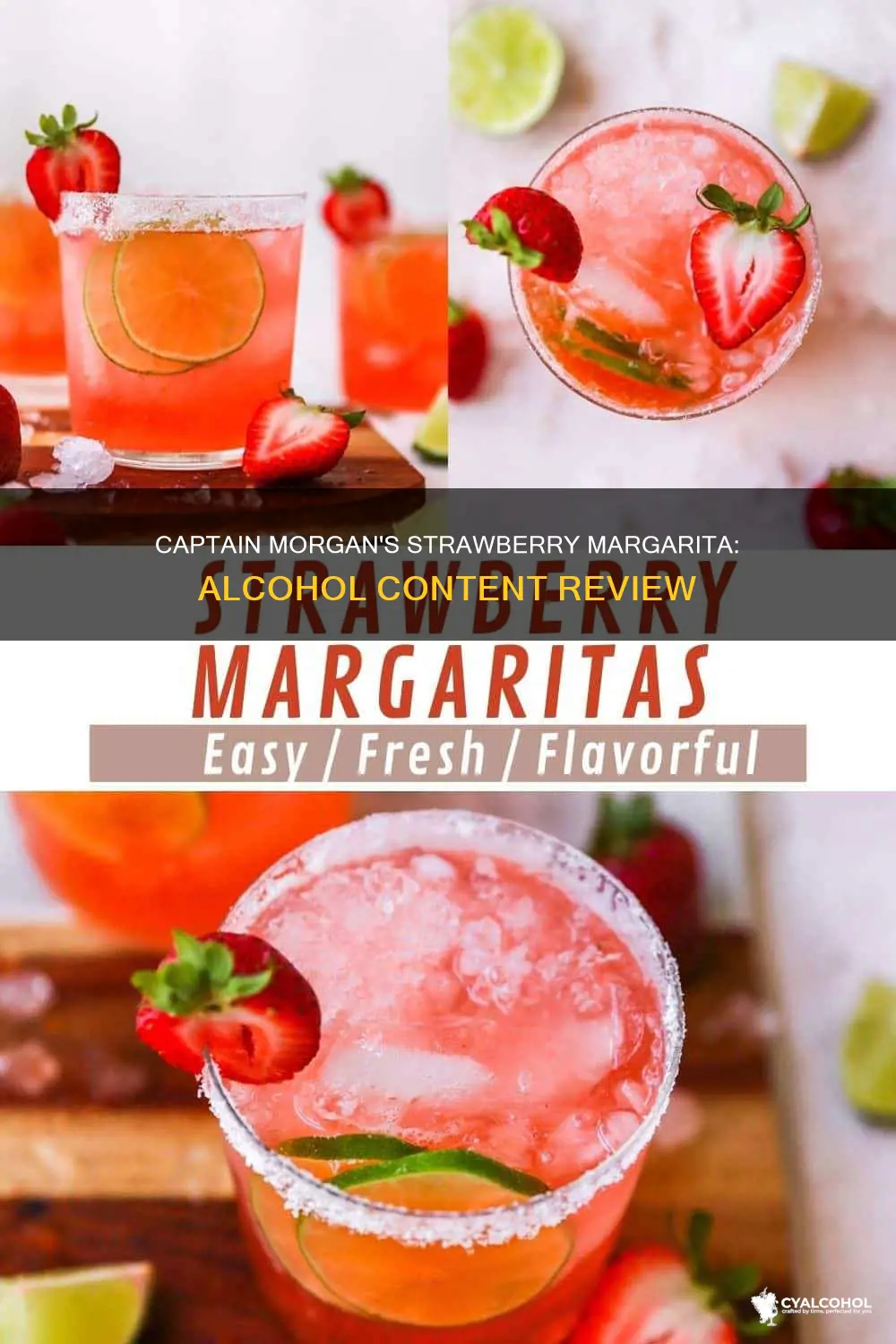 what alcohol is in captain morgan sliced strawberry margarita