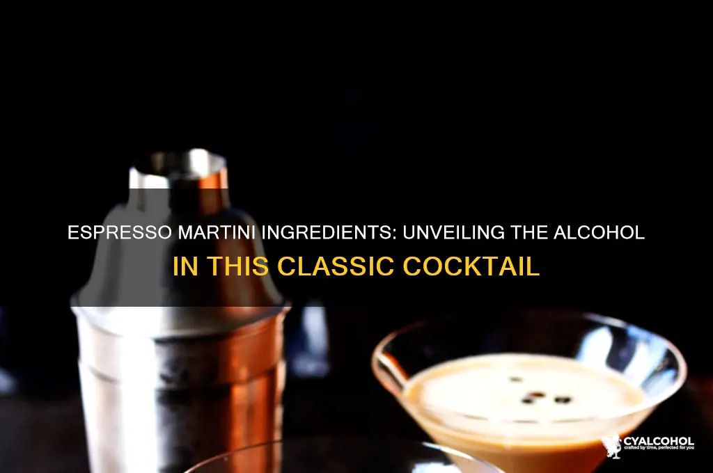 what alcohol is in espresso martini