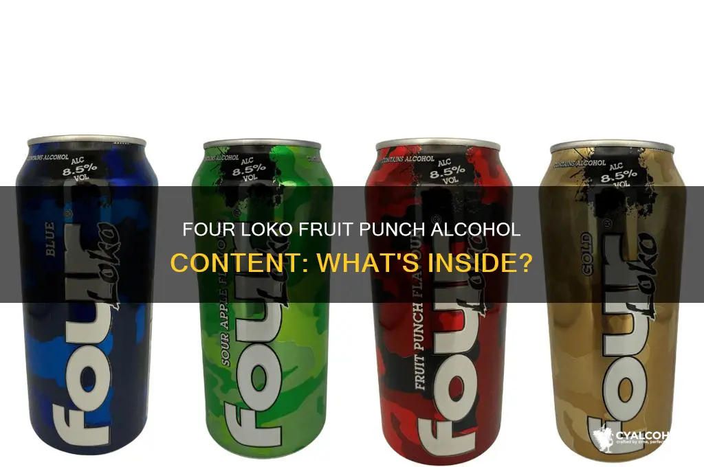 what alcohol is in four loko fruit punch