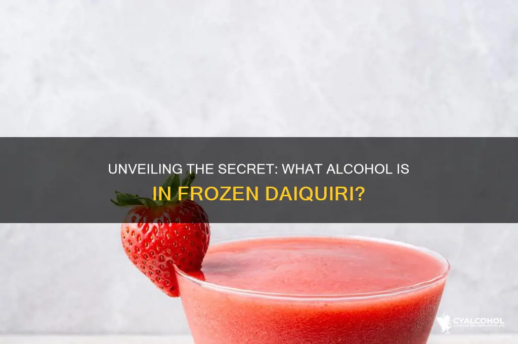 what alcohol is in frozen daiquiri