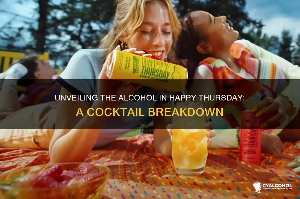 what alcohol is in happy thirsday