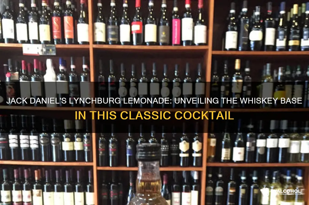 what alcohol is in jack daniels lynchburg lemonade