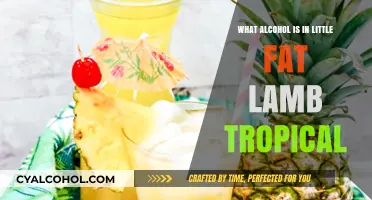 Unveiling the Tropical Alcohol in Little Fat Lamb's Signature Drink