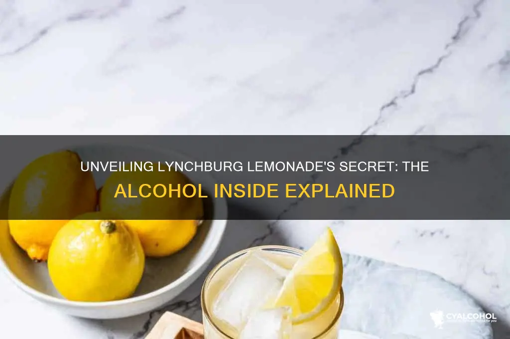 what alcohol is in lynchburg lemonade