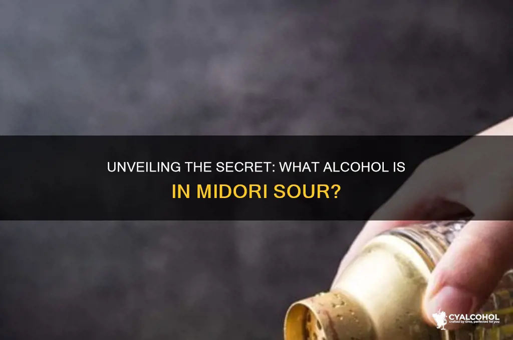 what alcohol is in midori sour
