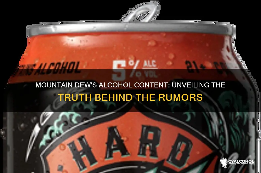 what alcohol is in mountain dew