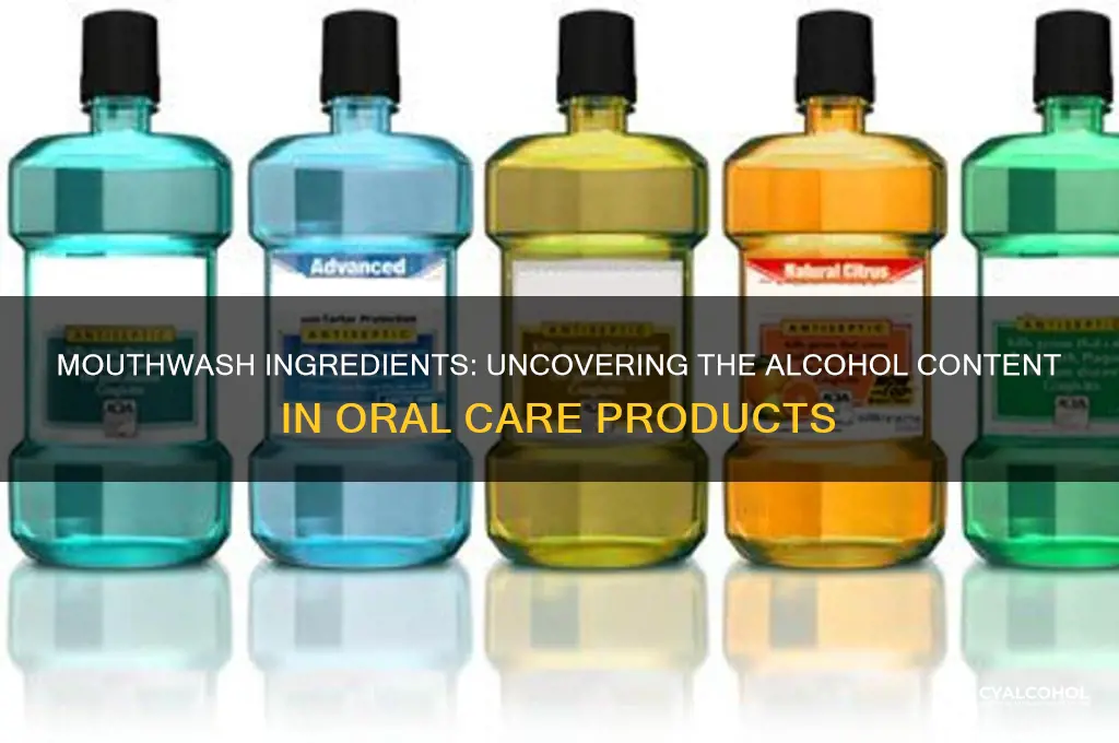 Mouthwash Ingredients: Uncovering The Alcohol Content In Oral Care ...