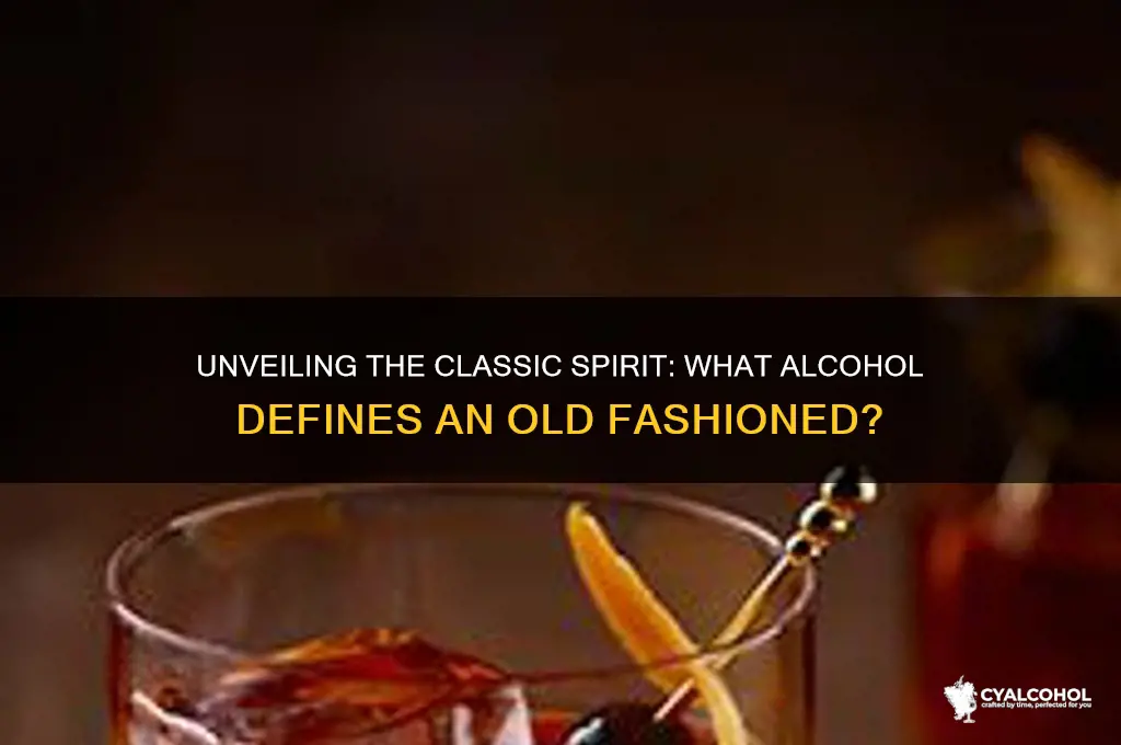 what alcohol is in old fashioned
