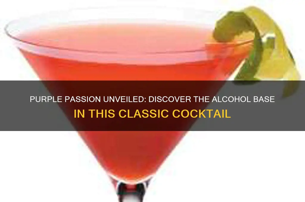 what alcohol is in purple passion