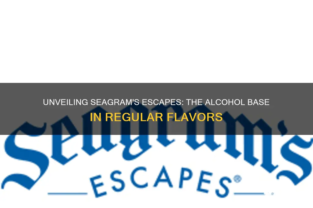 what alcohol is in regular seagram