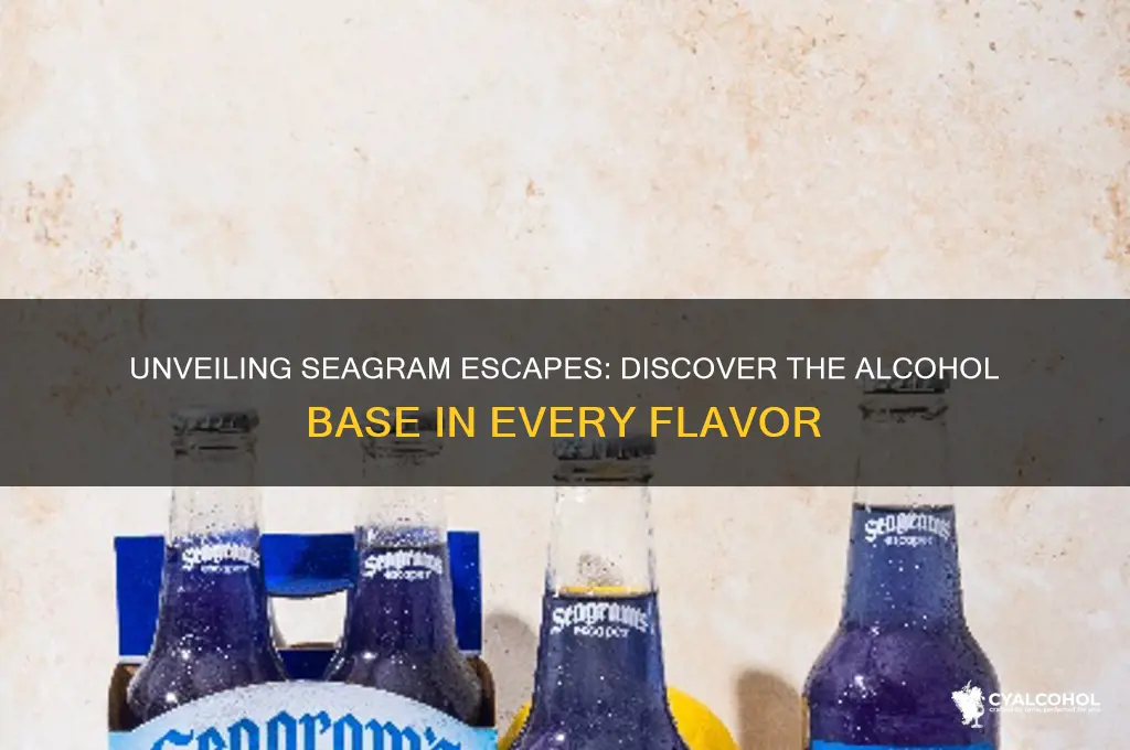 what alcohol is in seagram escapes