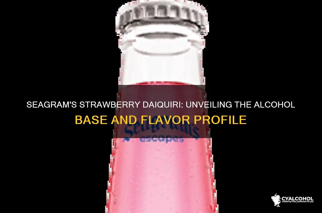 what alcohol is in seagram