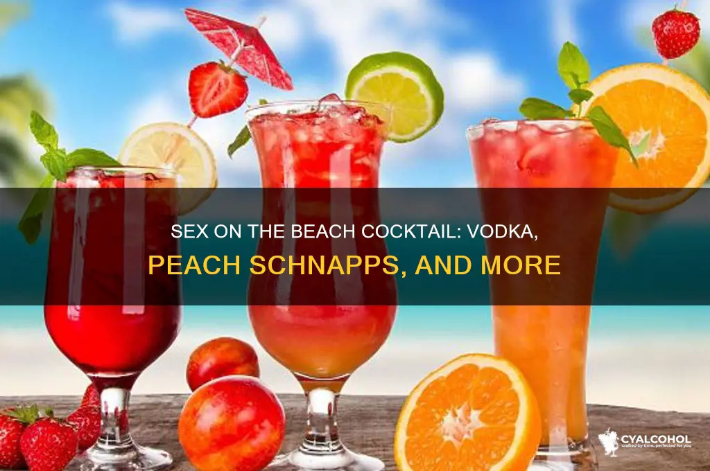 what alcohol is in sex on the beach