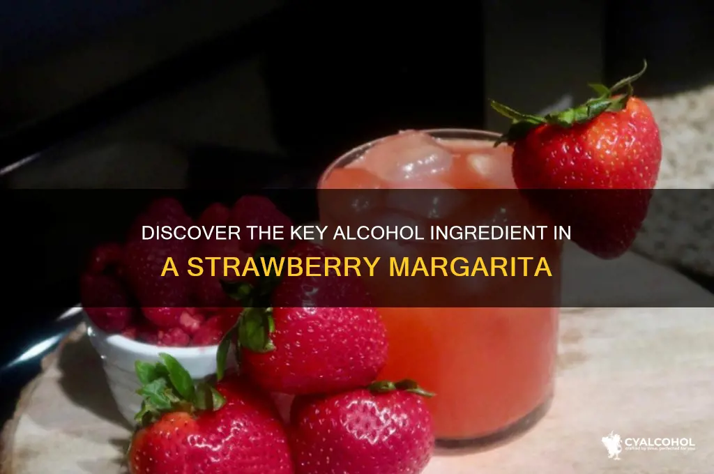 what alcohol is in strawberry margarita