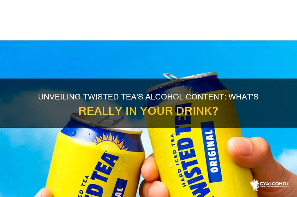 what alcohol is in teisted tea