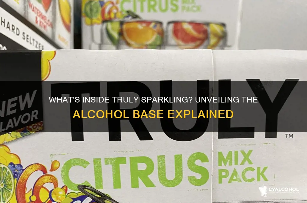 what alcohol is in truly sparkling