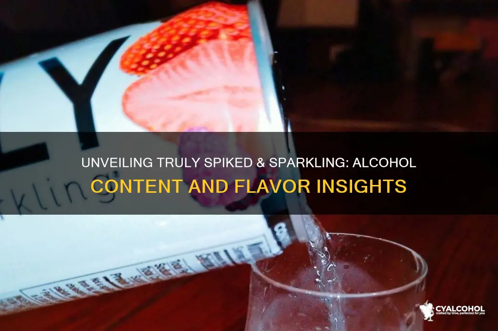 what alcohol is in truly spiked and sparkling