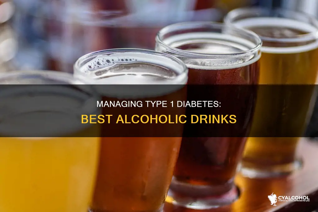 what alcohol is least damaging for type 1 diabetes