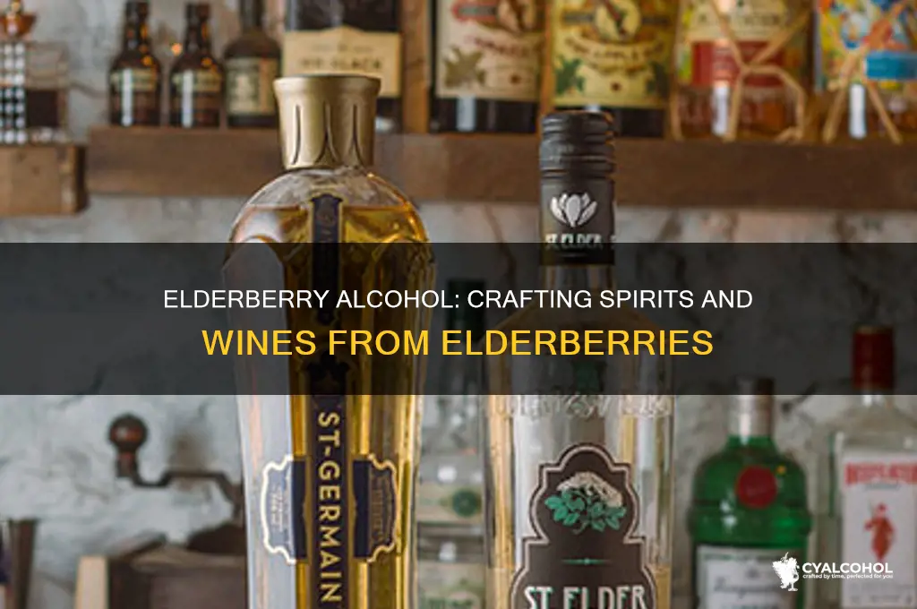 what alcohol is made from elderberries