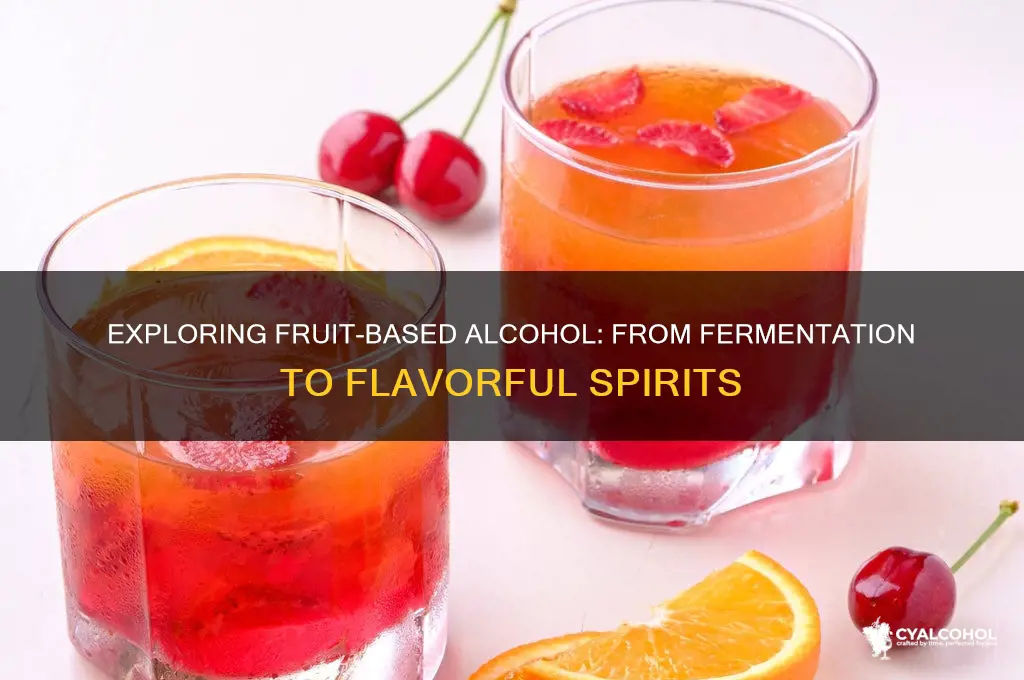 what alcohol is made from fruit