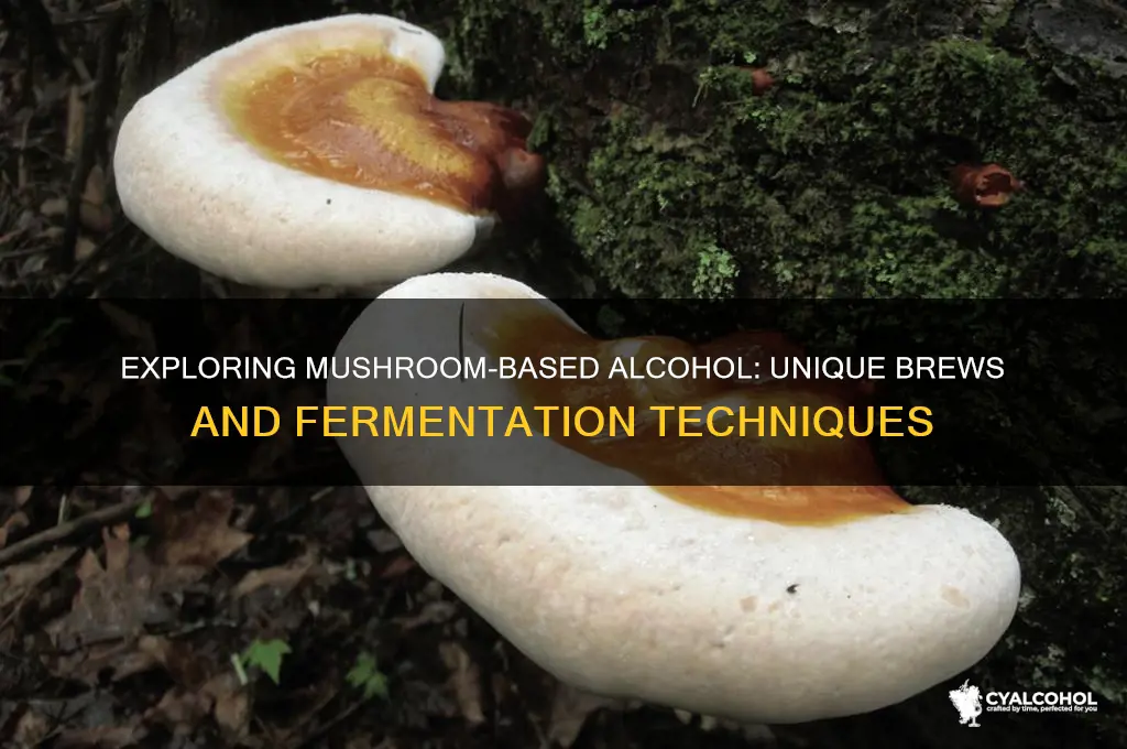 what alcohol is made from mushrooms