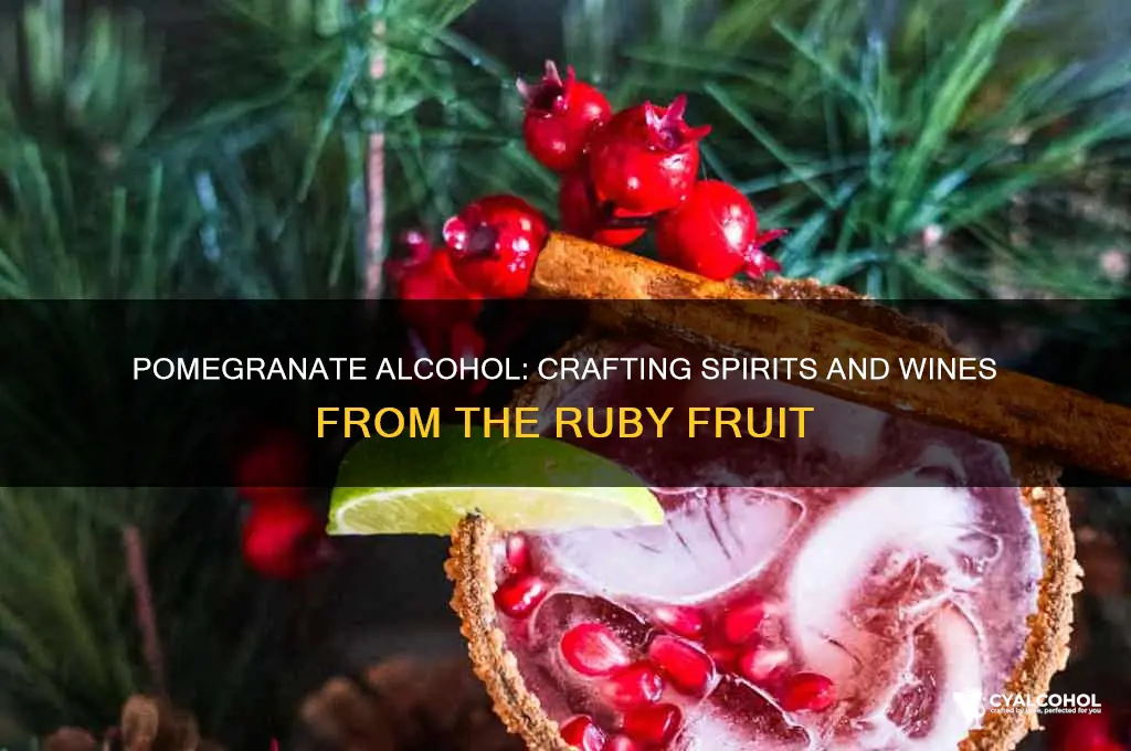 what alcohol is made from pomegranate