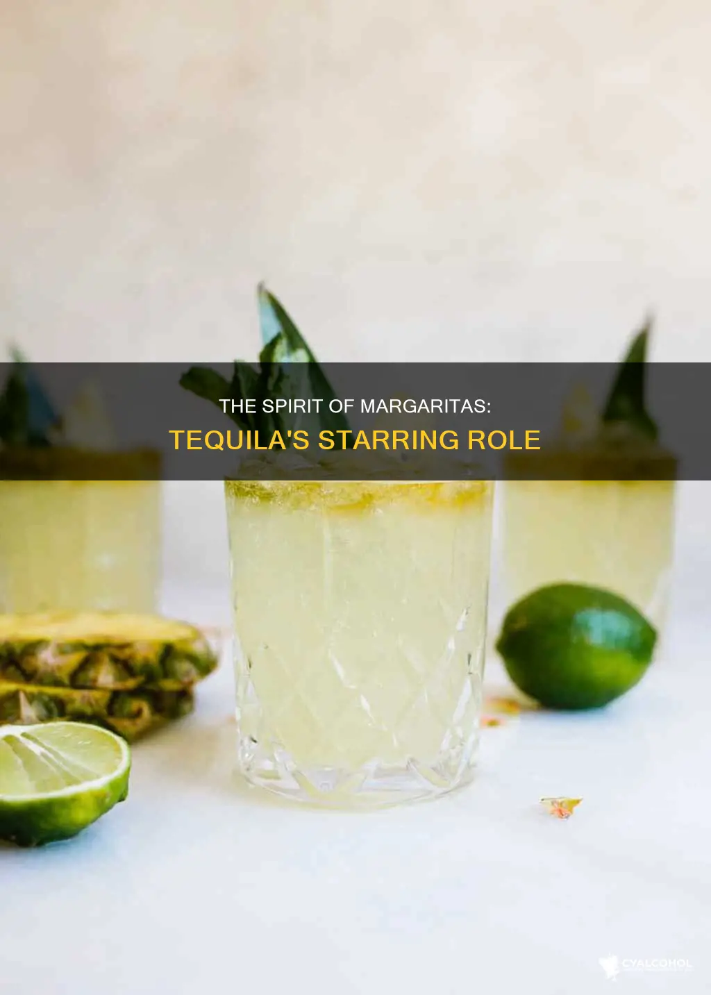 what alcohol is most prominently featured in a margarita