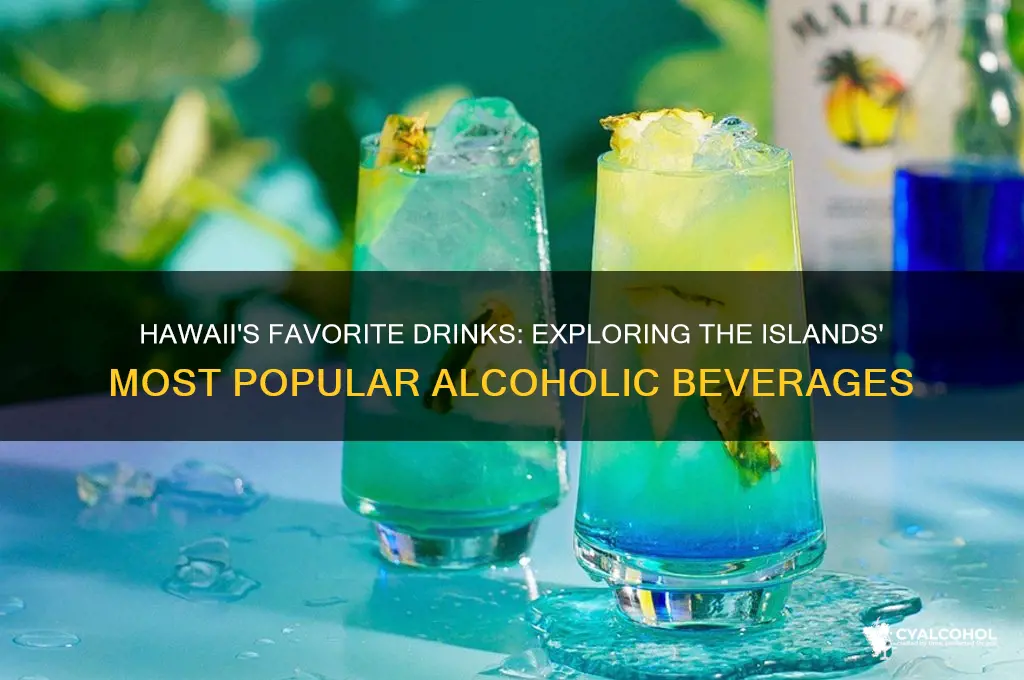 what alcohol is popular in hawaii