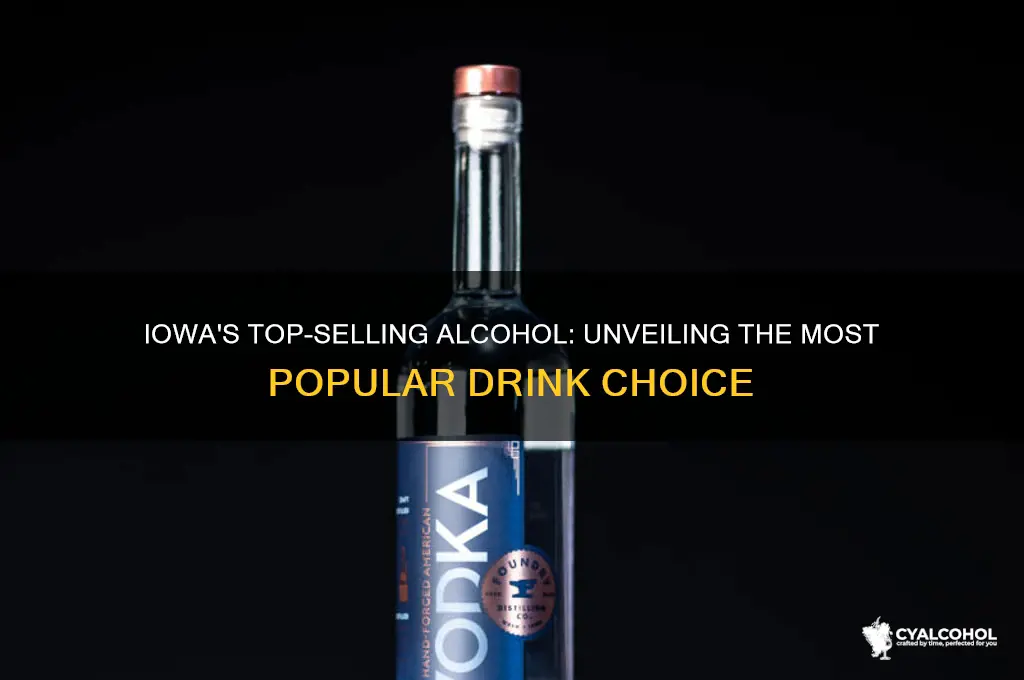 what alcohol is sold the most in iowa
