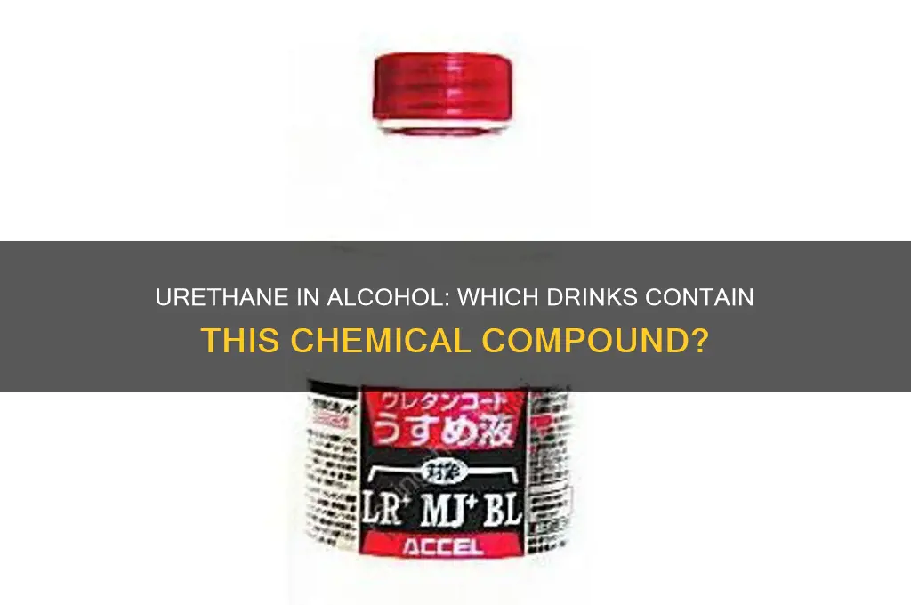 what alcohol is urethan found in
