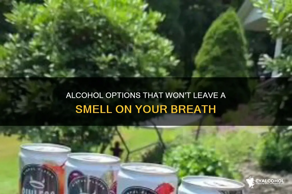 what alcohol leave no smell on your breath