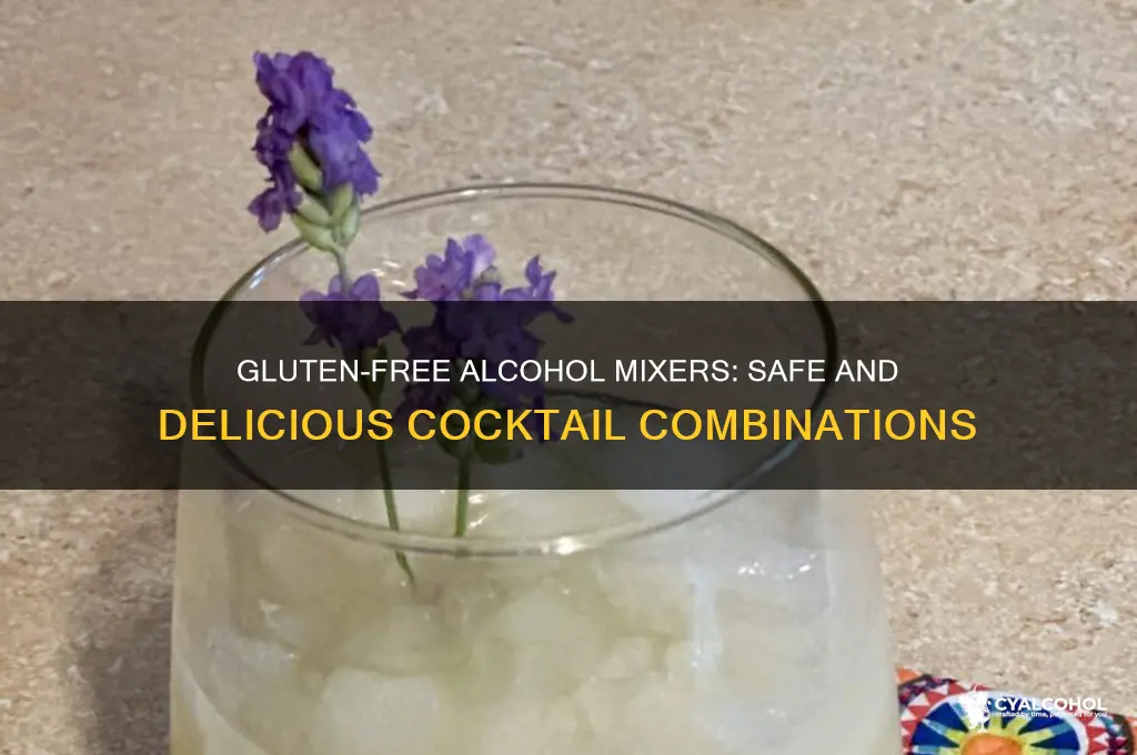 what alcohol mixers are gluten free