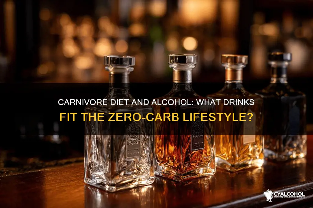 what alcohol on carnivore diet