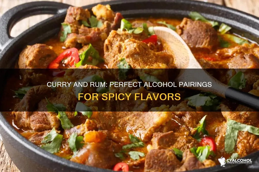 what alcohol pairs with curry rum