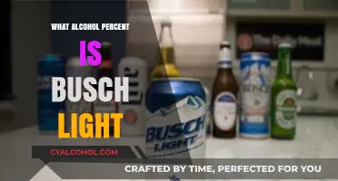 Busch Light Alcohol Content: Unveiling the Percentage in Your Favorite Brew