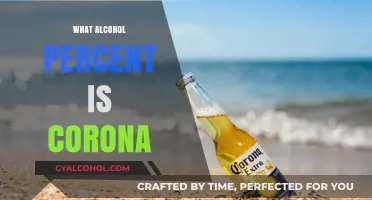 Corona's Alcohol Content: Unveiling the ABV Percentage in Your Favorite Beer